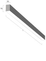 LED-Anbauleuchte LA3OBL-840H-L1765