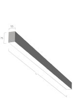 LED-Anbauleuchte LA3OEL-830M-L1182