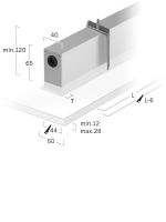 LED-Einbauleuchte LFXLEL-830H-L1997-A