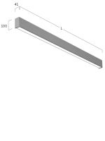 LED-Wandleuchte LWXYEE-830H-L600