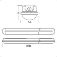 LED-Feuchtraumleuchte JULIE FLEX #96700011