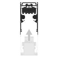 Anbau-Leuchtengehäuse DLA/SR/END/1408MM