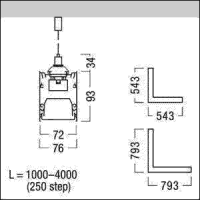 Eck-Kanal f.LED-Lichtlinie SLN2-C CL #42946663