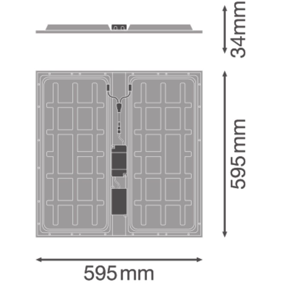 LED-Panel M600 PL PROT 600P36W830PS