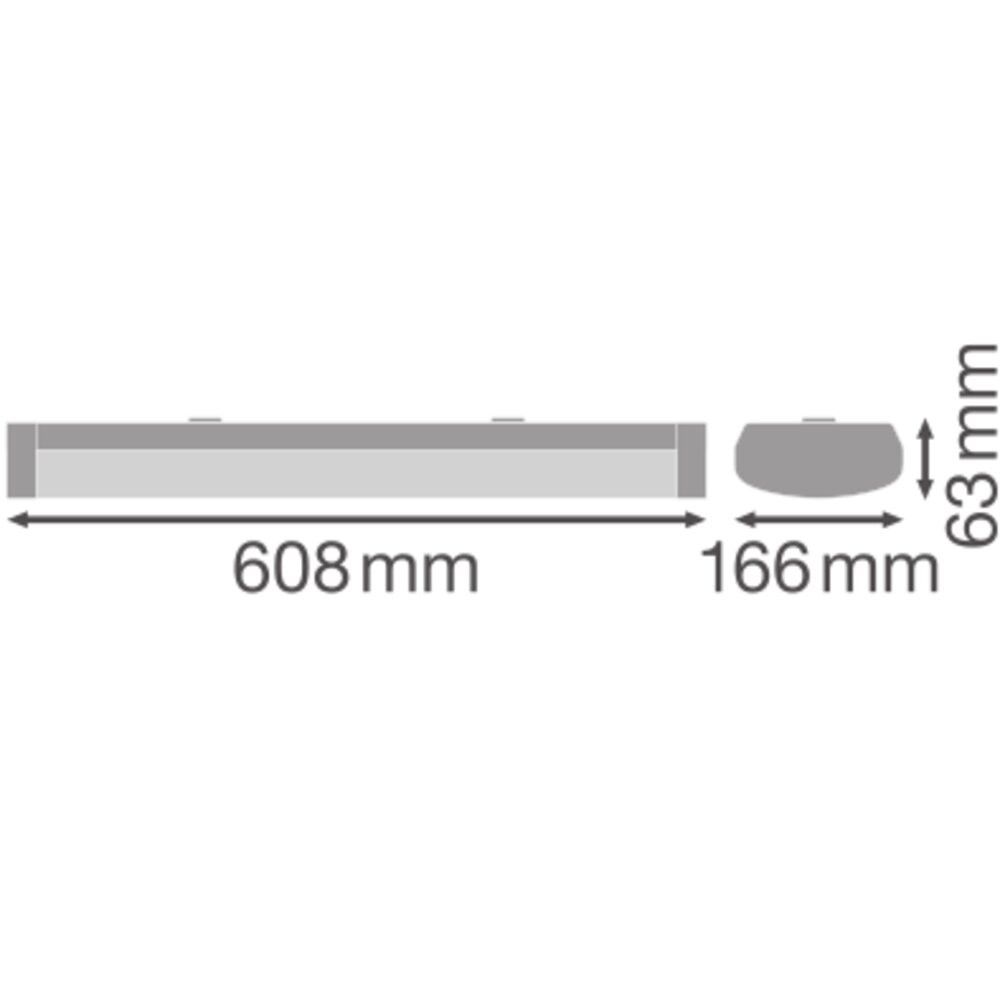 LED-Wand-u.Deckenleuchte LNSFIP44EM600P18W830