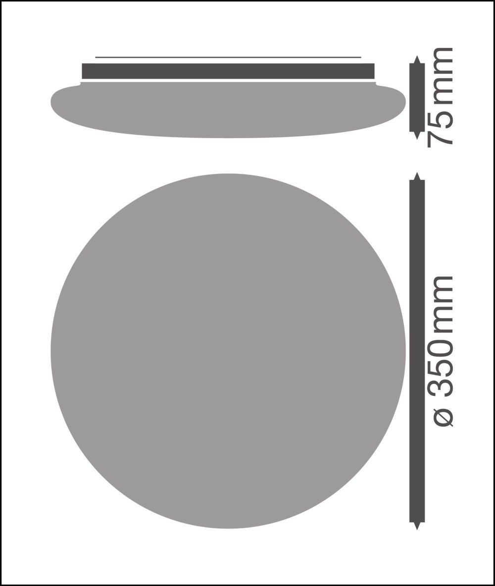 LED-Wand-u.Deckenleuchte SFCIRC350SENV18W3CCT