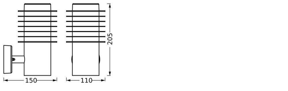 LED-Wandleuchte Endura#4058075835146