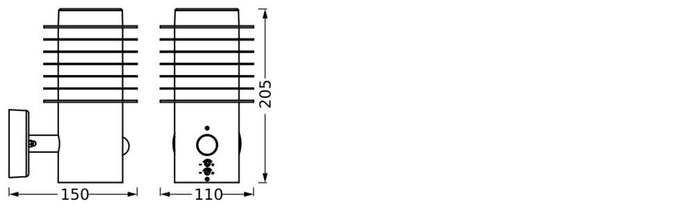 LED-Wandleuchte Endura#4058075835160