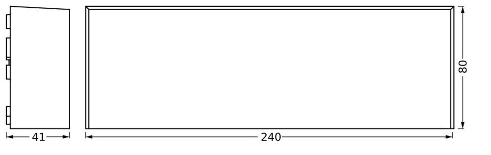 LED-Wandleuchte Endura#4099854217401