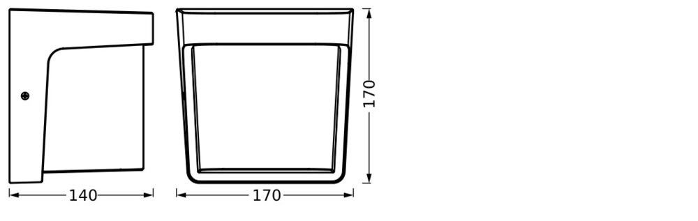 LED-Wandleuchte Endura#4099854217586