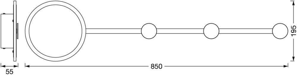 Leuchte m.Kleiderhaken DECOR #4058075756885