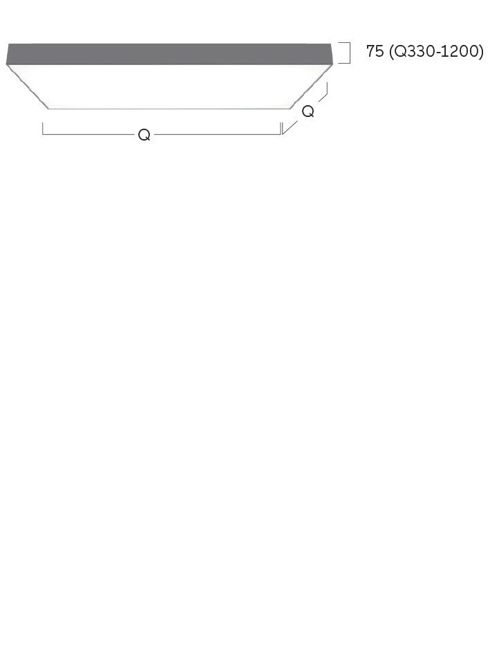 LED-Anbauleuchte CA2AEE-830M-Q330