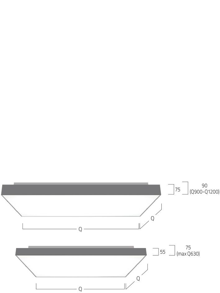 LED-Anbauleuchte CX2AEL-840M-Q430