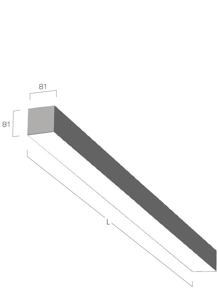 LED-Anbauleuchte LA5AEE-840M-L1475