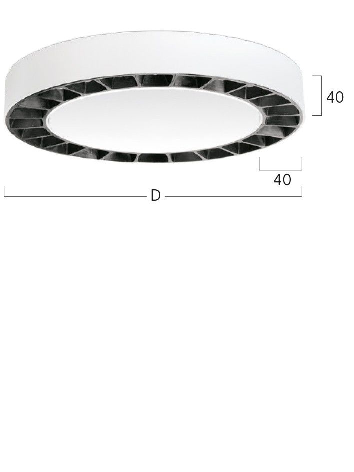 LED-Anbauleuchte RA5LBE-830E-D200-BBP