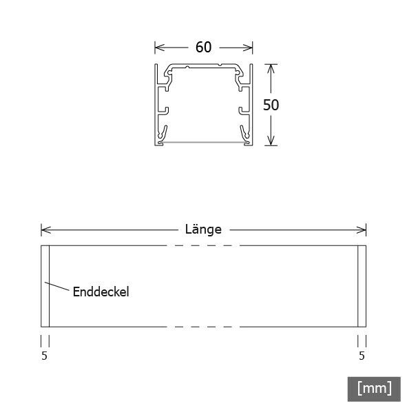 LED-Anbauleuchte MLA06010840219W/D.sw