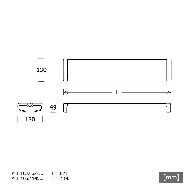 LED-Deckenleuchte ALF 106.1145.830 ws