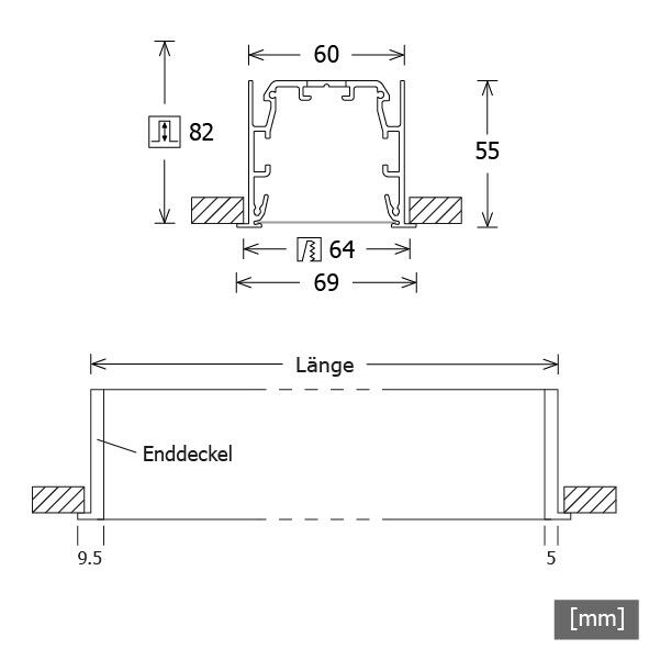 LED-Einbauleuchte MLE06010840219WD.s-e