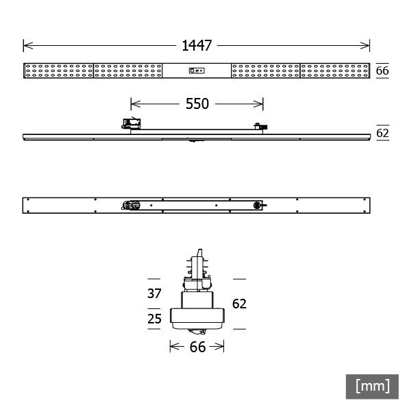 LED-Stromschienenleuchte LUZT1510683060ORGRsw