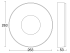 LED-Innenleuchte o. Sensor RS 200 C ANT 3000K