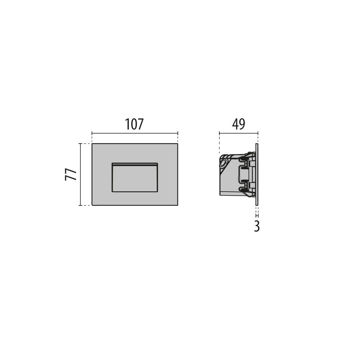 LED-Wandeinbauleuchte 3115405