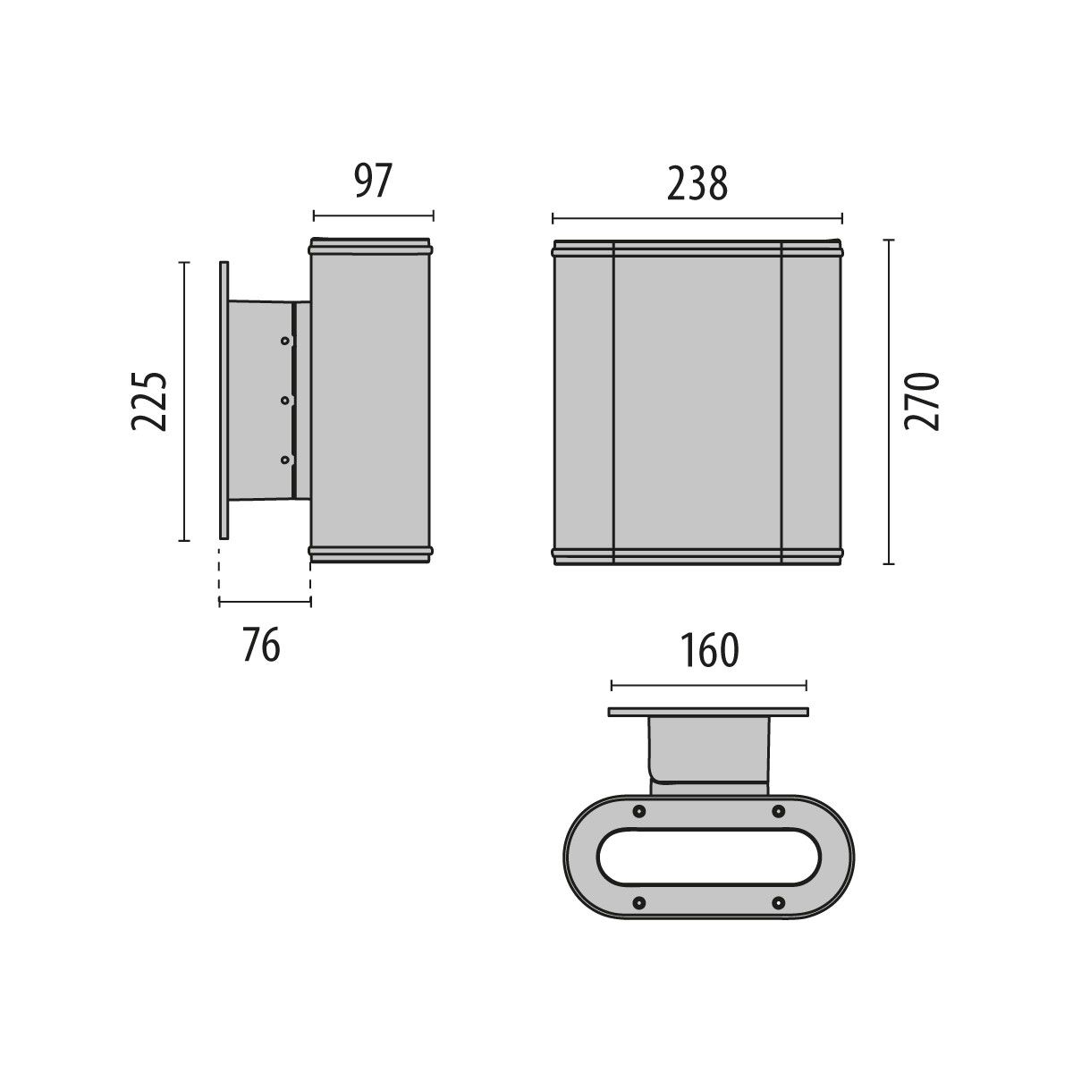 LED-Wandleuchte 306319