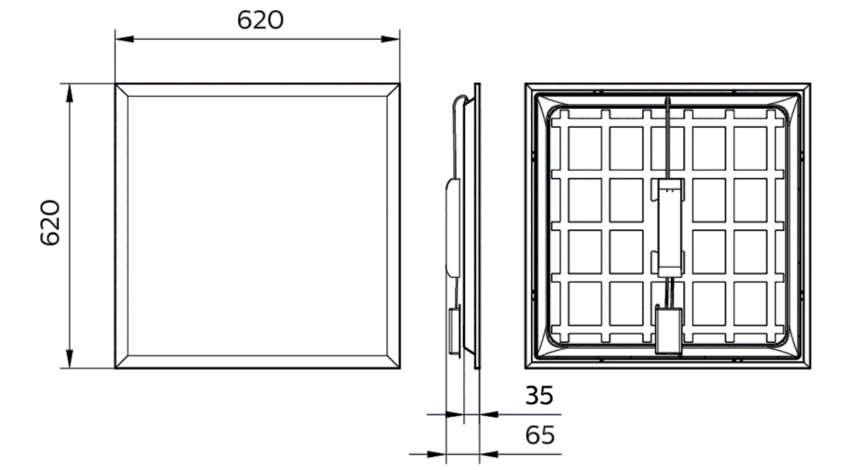 LED-Panel M625 RC066B LED #50129499