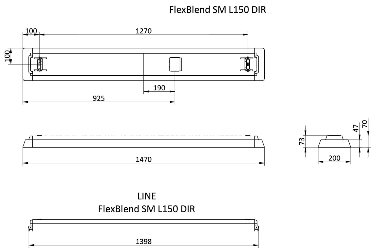 LED-Anbauleuchte SM340C 35S #10362700