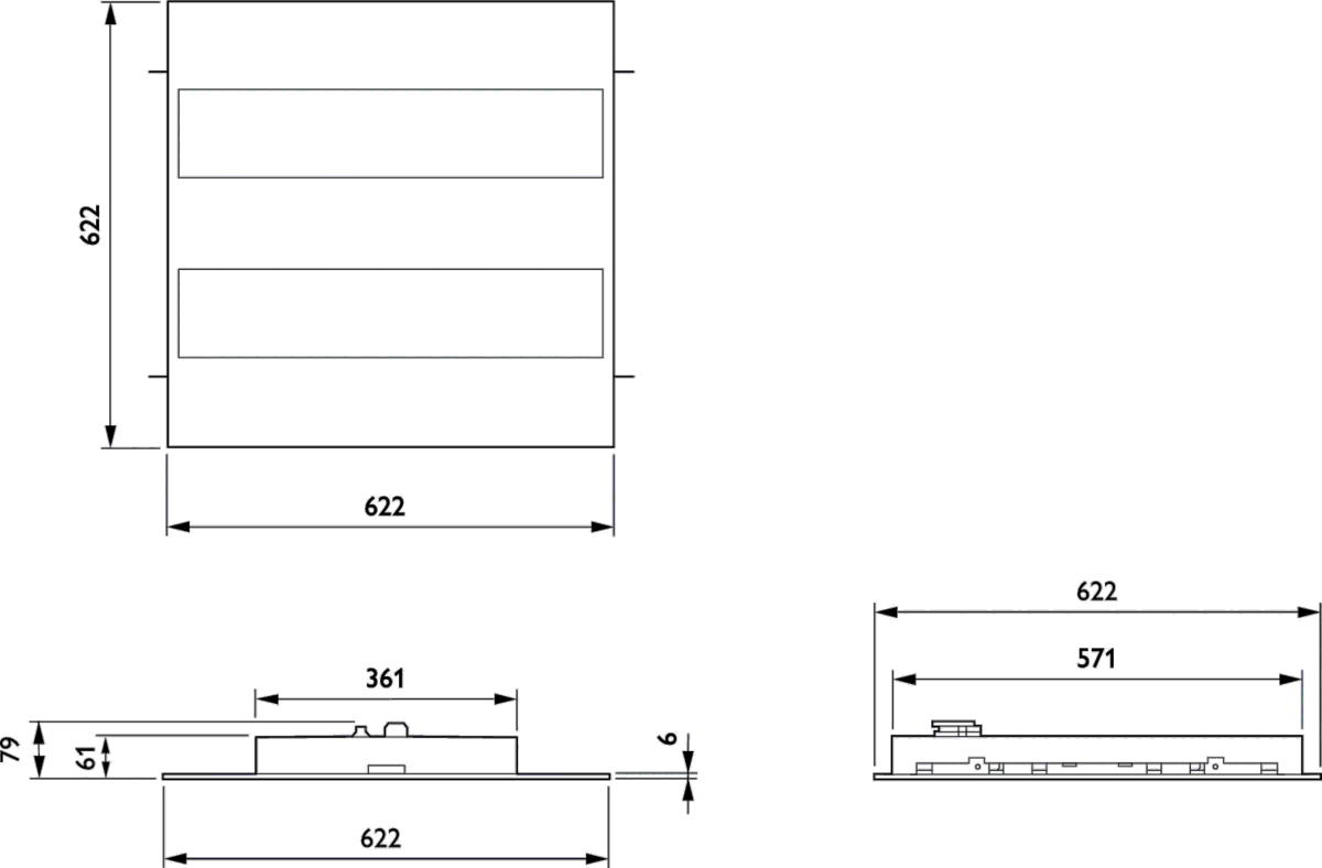 LED-Einlegeleuchte M625 RC342B LED #10419800