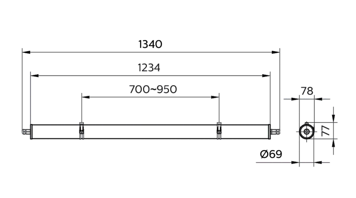 LED-Feuchtraumleuchte WT210C LED #94735199