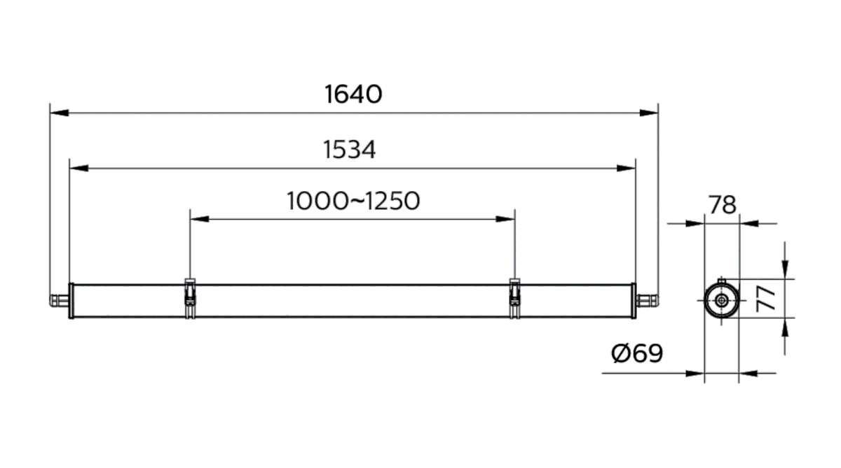 LED-Feuchtraumleuchte WT210C LED #95385799