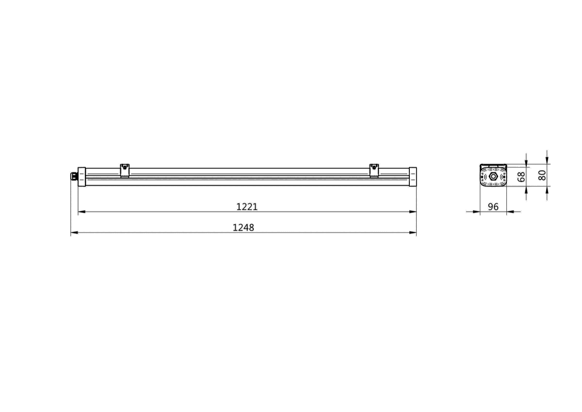 LED-Feuchtraumleuchte WT490C LED #10998800