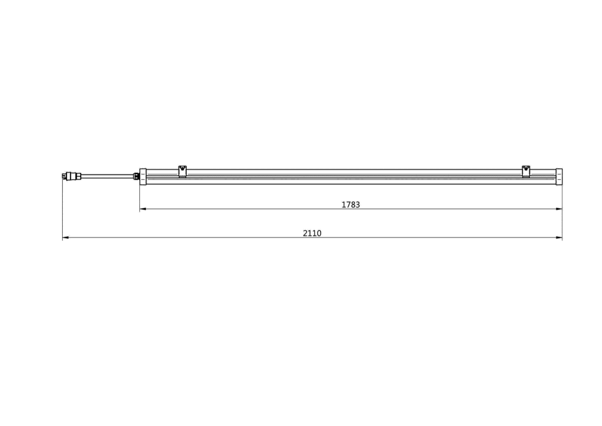 LED-Feuchtraumleuchte WT492C 80S #62765900