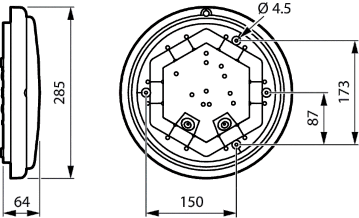 LED-Wand-u.Deckenleuchte WL070V LED #52267199