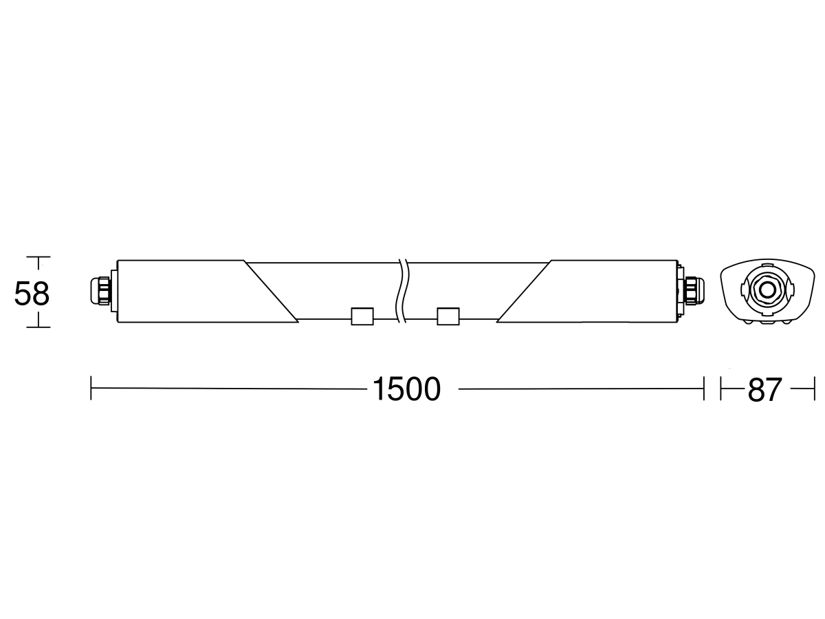 Innenleuchte ohne Sensor RS PRO 5150 C 4000K