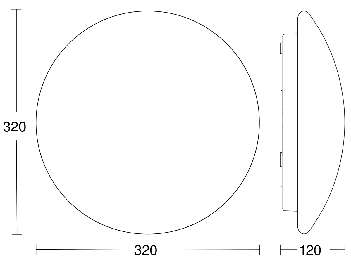 LED-Innenleuchte o. Sensor RS PRO P2 WS 4000K