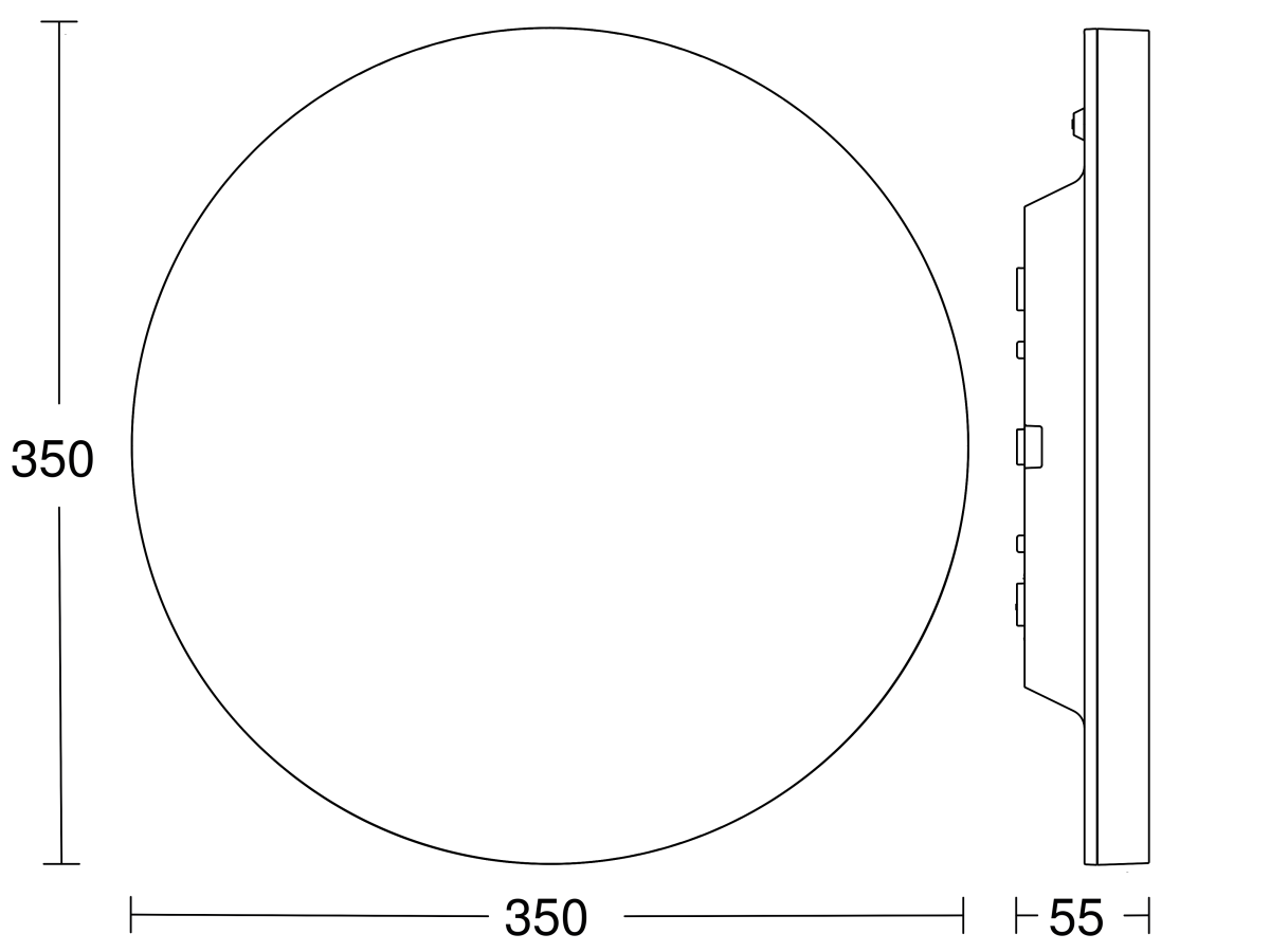 Sensor-Innenleuchte R20 plus SC 3000K