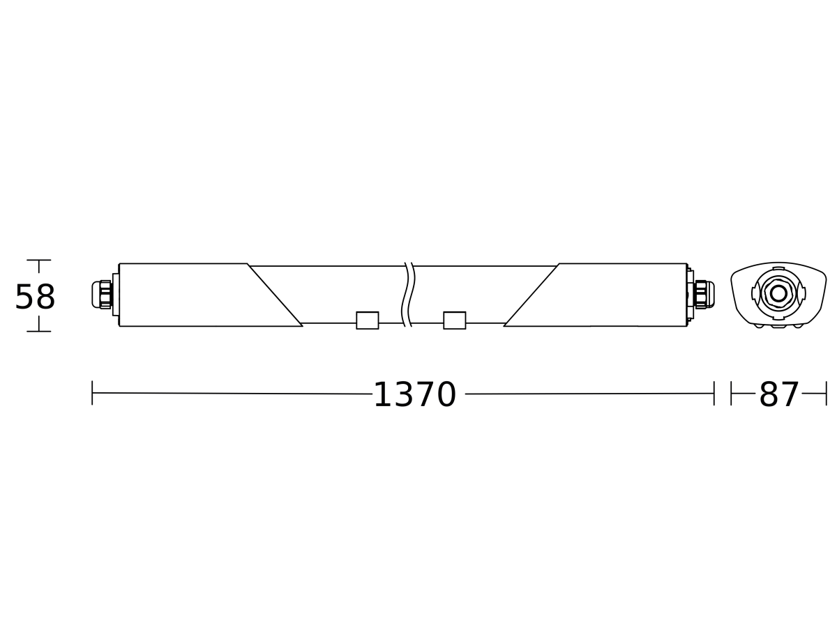 Sensor-LED-Innenleuchte RS PRO 5100 EM SC