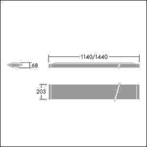 LED-Anbauleuchte IQ SURF L #92907054