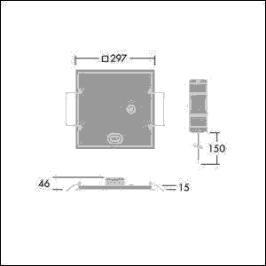 LED-Einbauleuchte OP2 1800- #96634313