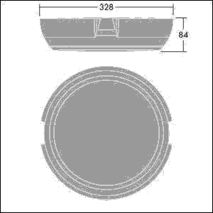 LED-Wandleuchte KATRDSE2200-840HFI