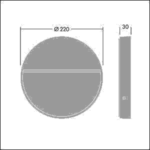 LED-Wandleuchte SIMILO ROU #96632805