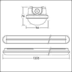 LED-Feuchtraumleuchte JULIE FLEX #96700012