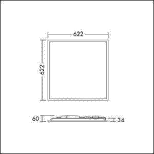 LED-Panel M625 ANNA VARIO #96634036