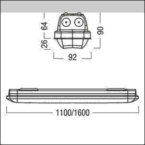 LED-Feuchtraumleuchte AMP L 8000 #42947474