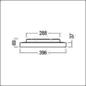 LED-Wand-u./Deckenleuchte LANOS M #42941554