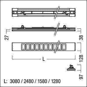 Leuchte für TECTON CLEVO MSC #42943071