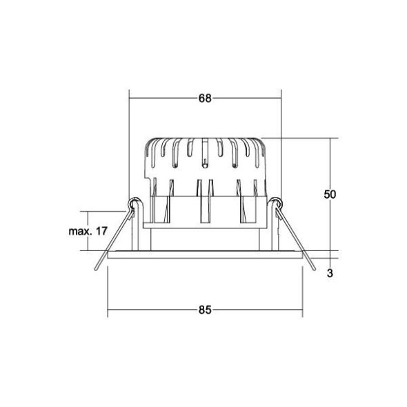 LED-Einbaudownlight 230 V 41480183