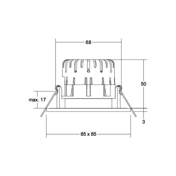 LED-Einbaudownlight 230 V 41481153