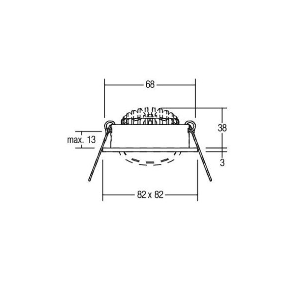 LED-Einbaustrahler 350 mA 12262083